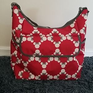 Minnie Mouse Zippered Diaper Bag